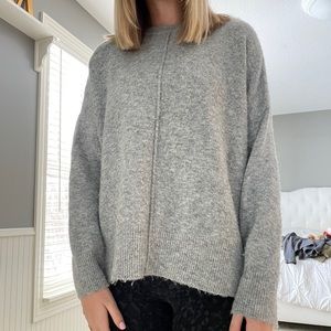 Gray stylish sweater